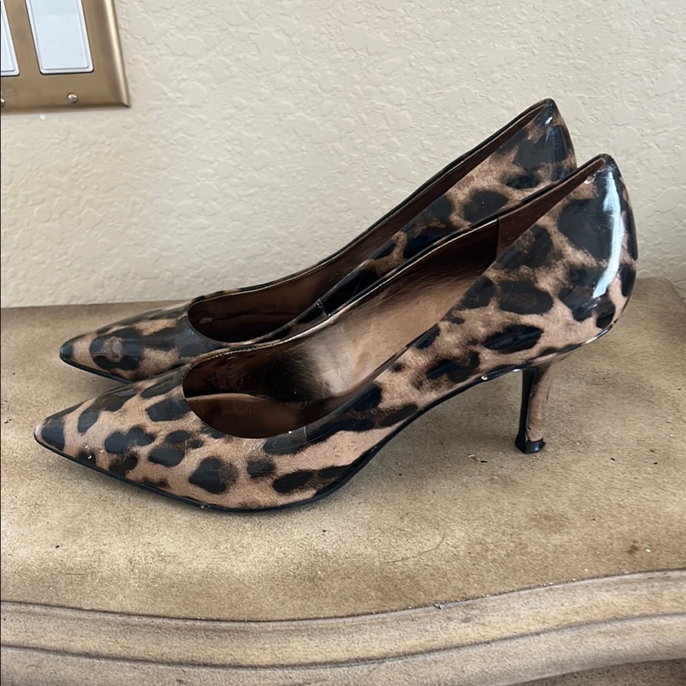 Leopard Print Heels - Picture 2 of 4
